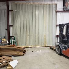Commercial garage door cut out and install pensacola 3