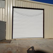 Commercial garage door cut out and install pensacola cover