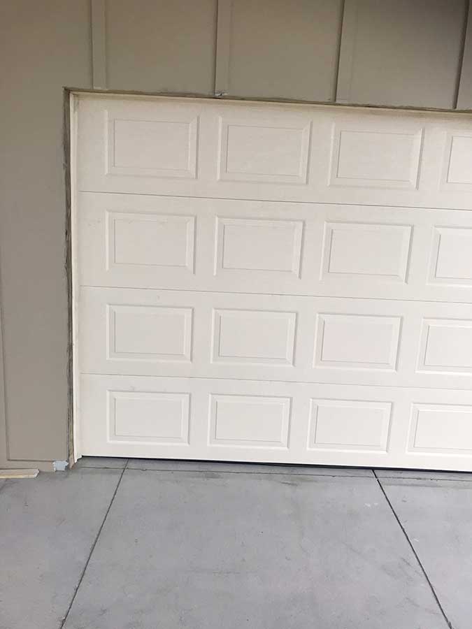 Pensacola Beach Cut Out Frame In and Garage Door Install
