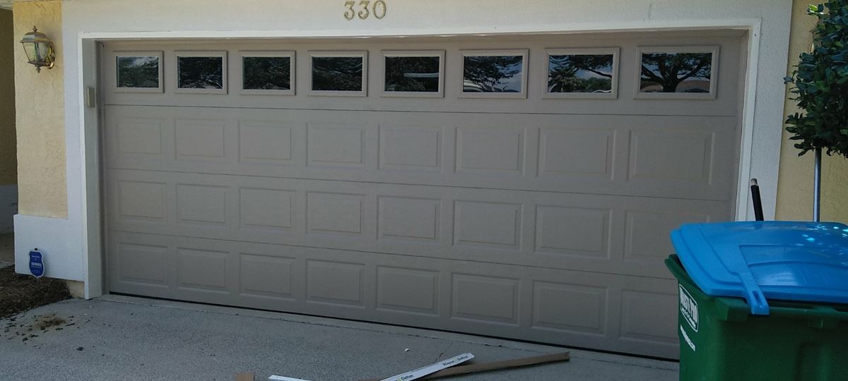 Wayne Dalton Taupe Garage Door Installation In Monroeville Al