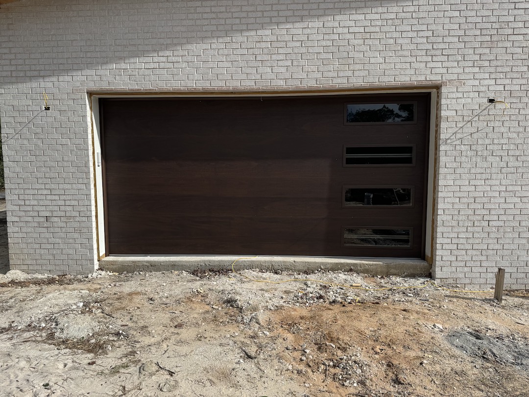 Flush/Wood Garage Door Installation in Pensacola, FL